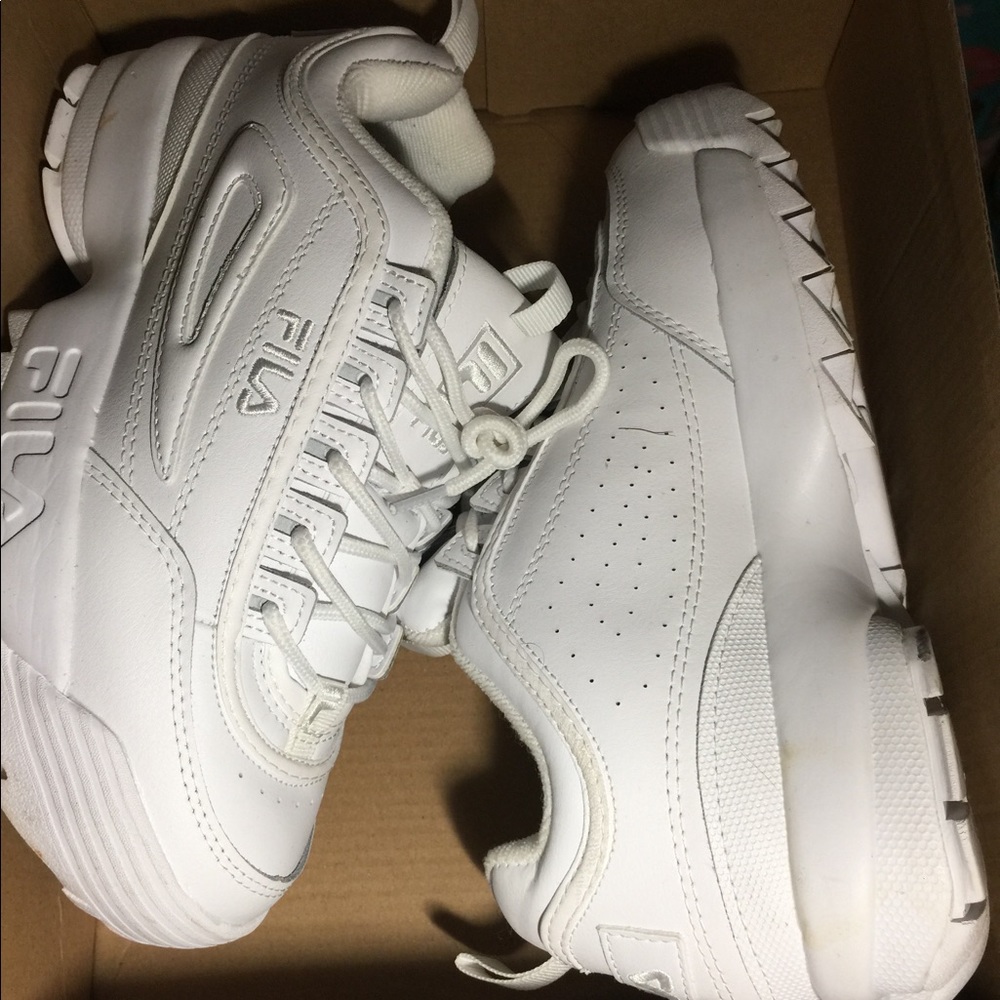 White filas size 7